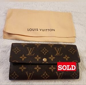 ❌️SOLD❌️Louis Vuitton Monogram Long Wallet